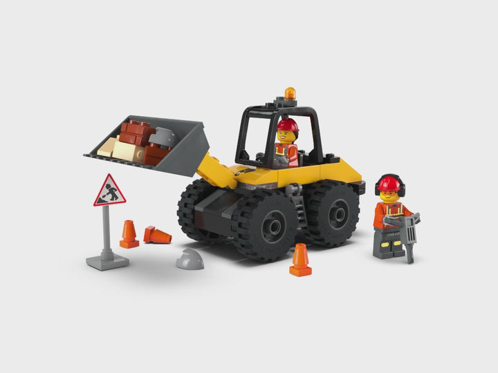 LEGO City<br> Yellow Construction Wheel Loader<br> 60450