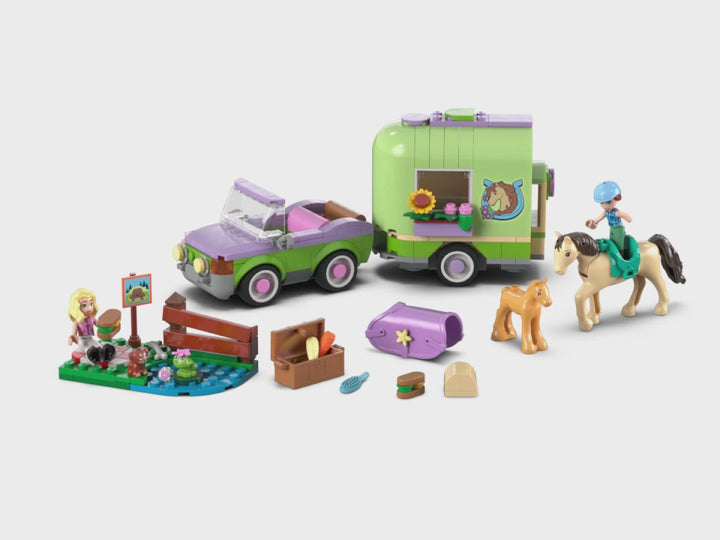 LEGO Friends<br> Horse &amp; Baby Foal Trailer<br> 42695