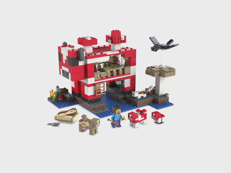 LEGO Minecraft<br> The Mooshroom House<br> 21270