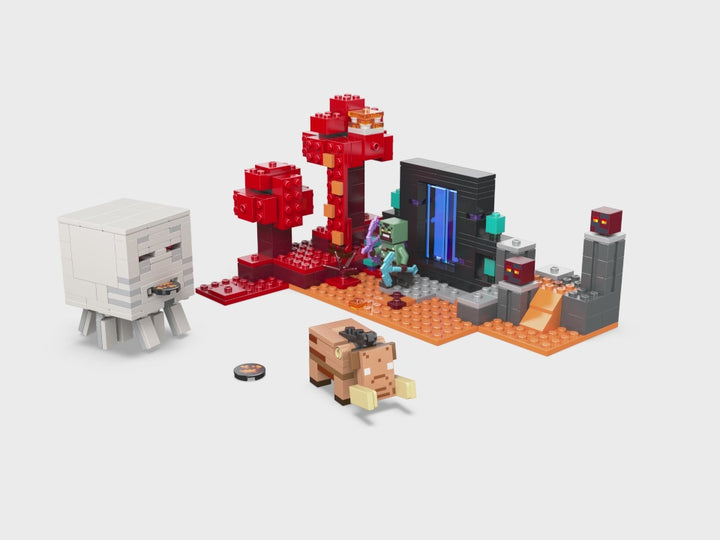 LEGO Minecraft<br> The Nether Portal Ambush<br> 21255
