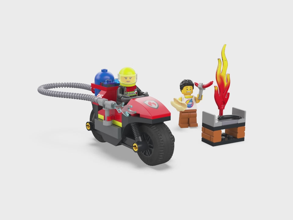 LEGO CITY<br> Fire Rescue Motorcycle<br> 60410