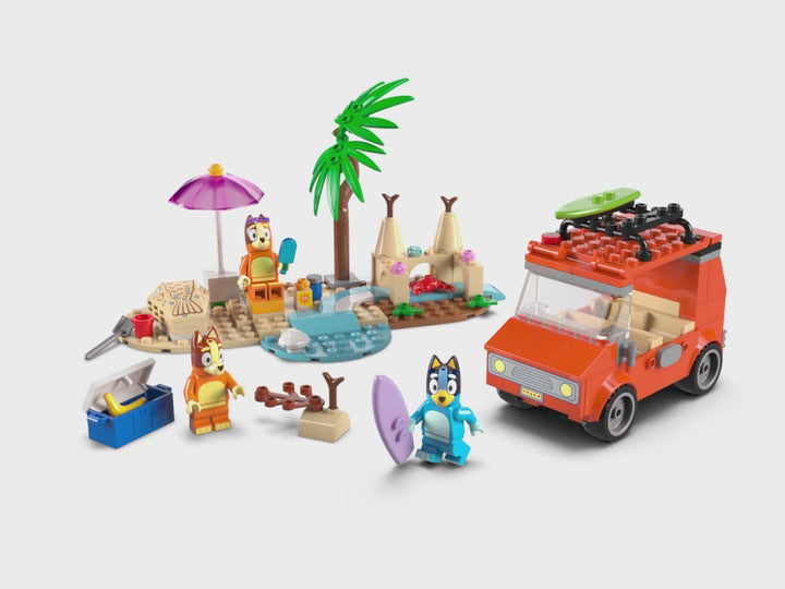 LEGO Bluey<br> Bluey's Beach and Family Car Trip<br> 11202
