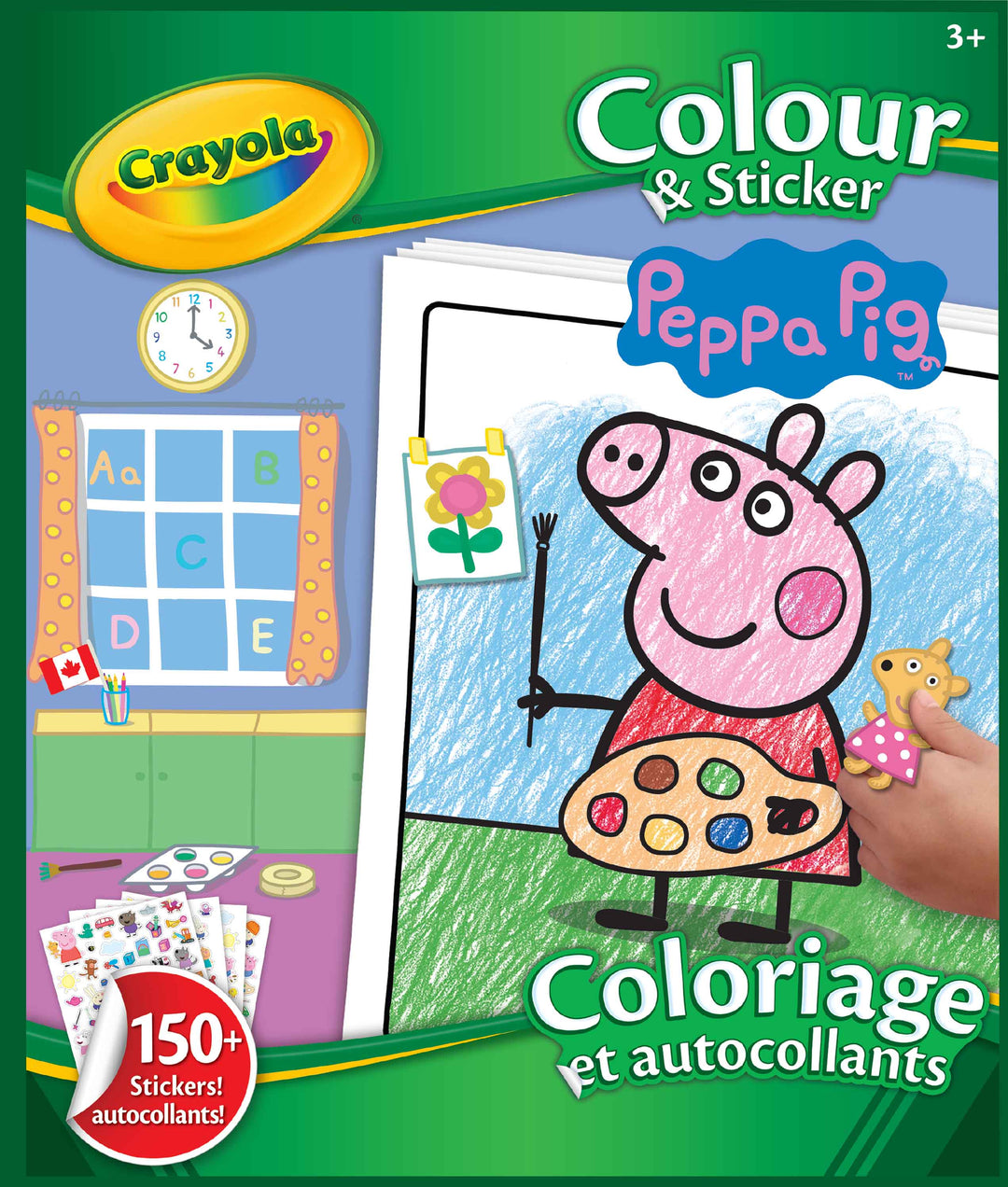 Activity Book<br> Crayola<br> Colour & Sticker<br> Peppa Pig