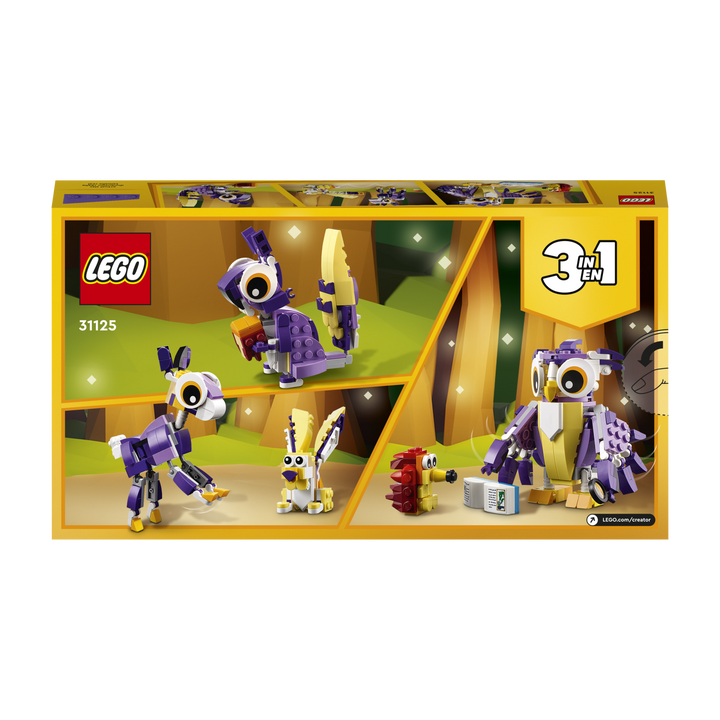 LEGO Creator (3-in-1)<br> Fantasy Forest Creatures<br> 31125