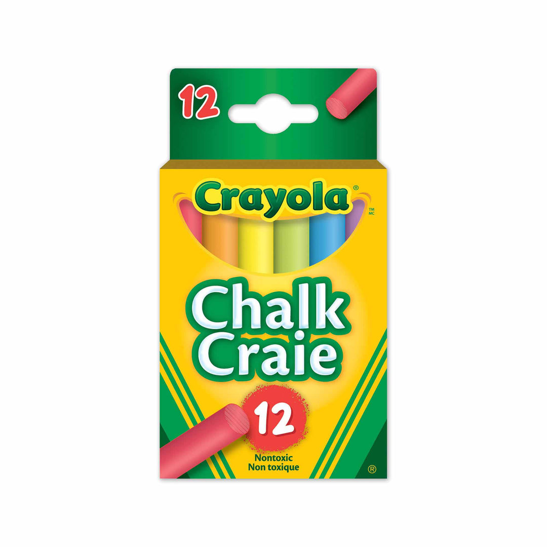 Crayola<br> Chalk (Multicolour)<br> 12 Pack