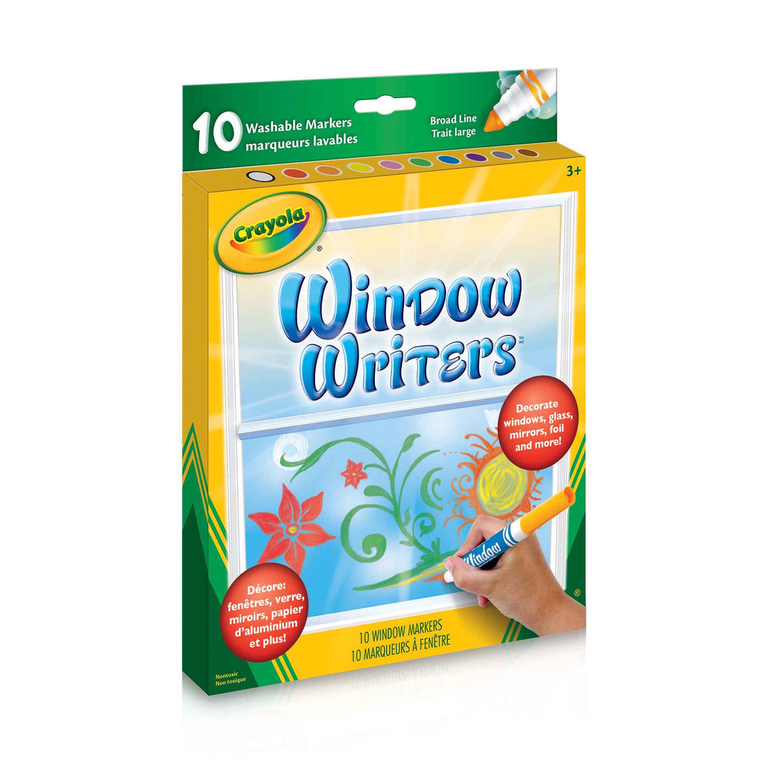 Washable Window Writers Markers, 10 Count