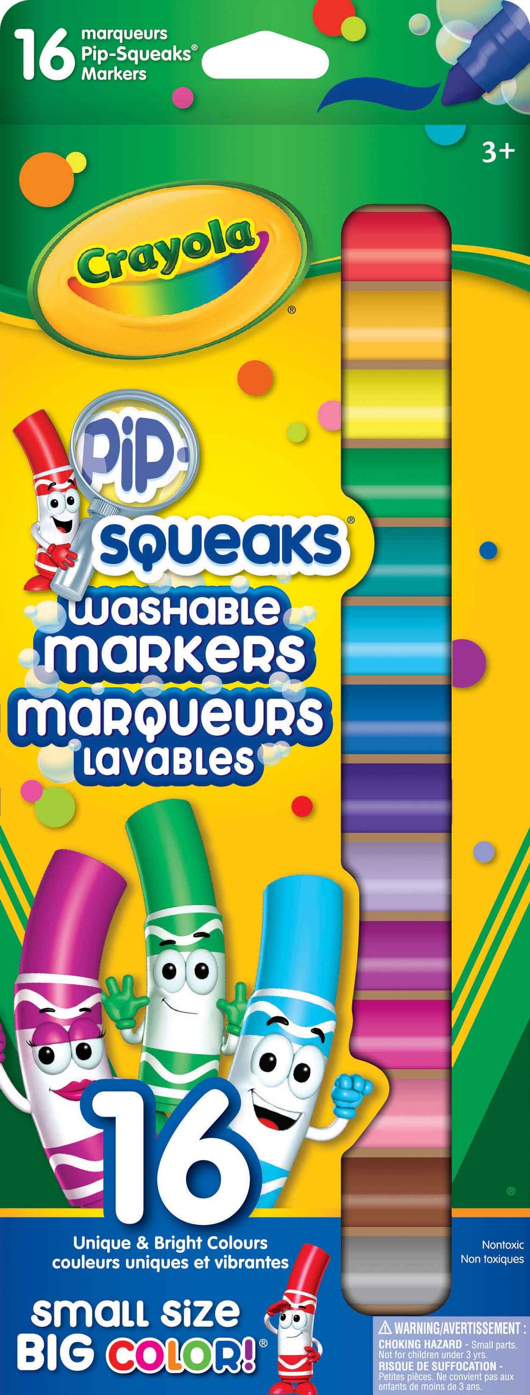 Crayola<br> Pipsqueaks<br> Washable Markers<br> (16 Pieces)