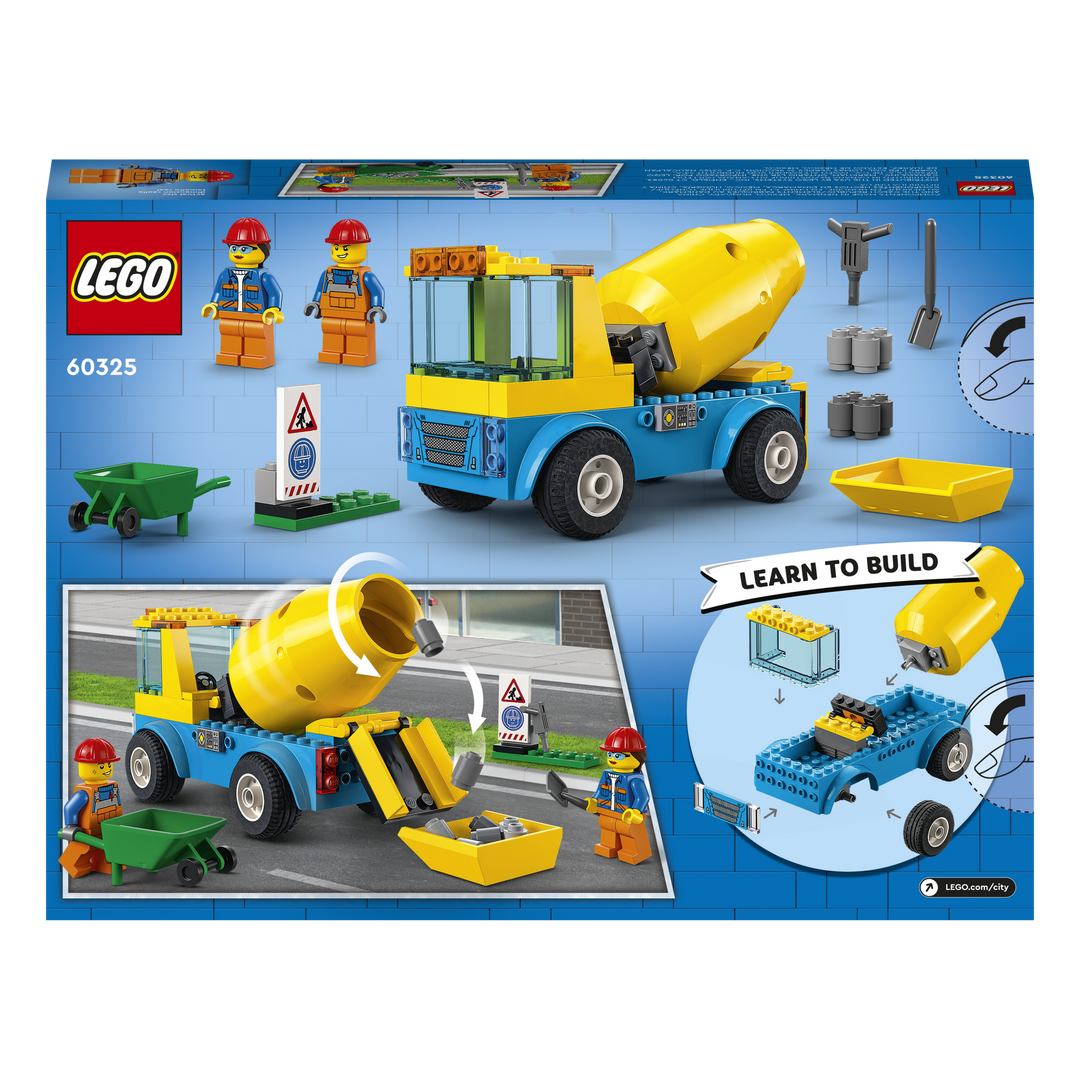 Lego City Cement Mixer Truck - 60325