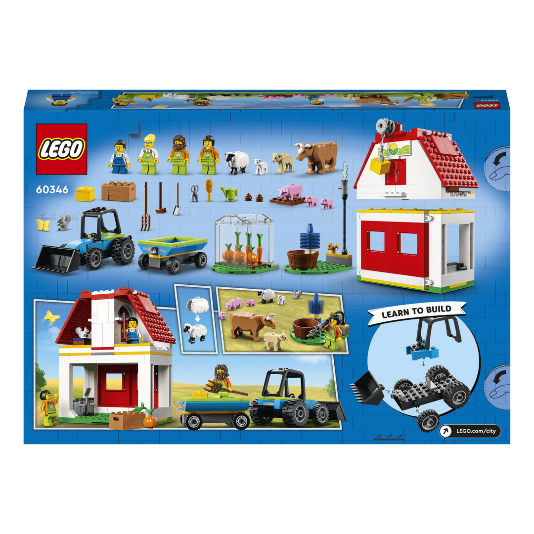 LEGO City<br> Barn and Farm Animal<br> 60346