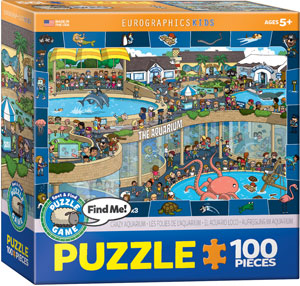 Jigsaw Puzzle<br> 100 Pieces<br> Crazy Aquarium