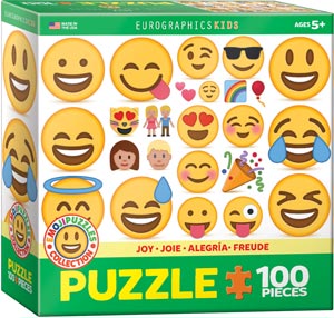 100 Pieces - Joy Emoji Puzzle