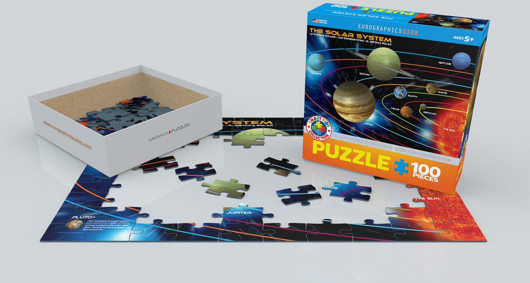 Jigsaw Puzzle<br> 100 Pieces<br> Solar System