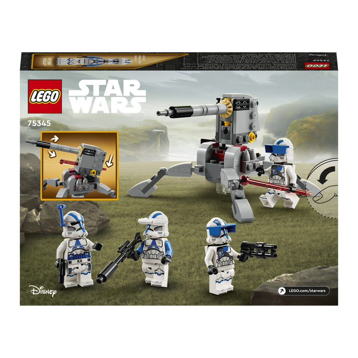 LEGO Star Wars<br> 501st Clone Troopers<br> Battle Pack<br> 75345
