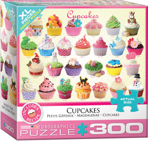 300 Pieces - Cupcakes Puzzle