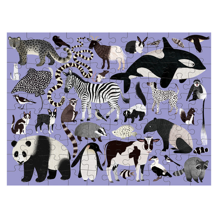 100 Pieces Animal Kingdom Double Sided