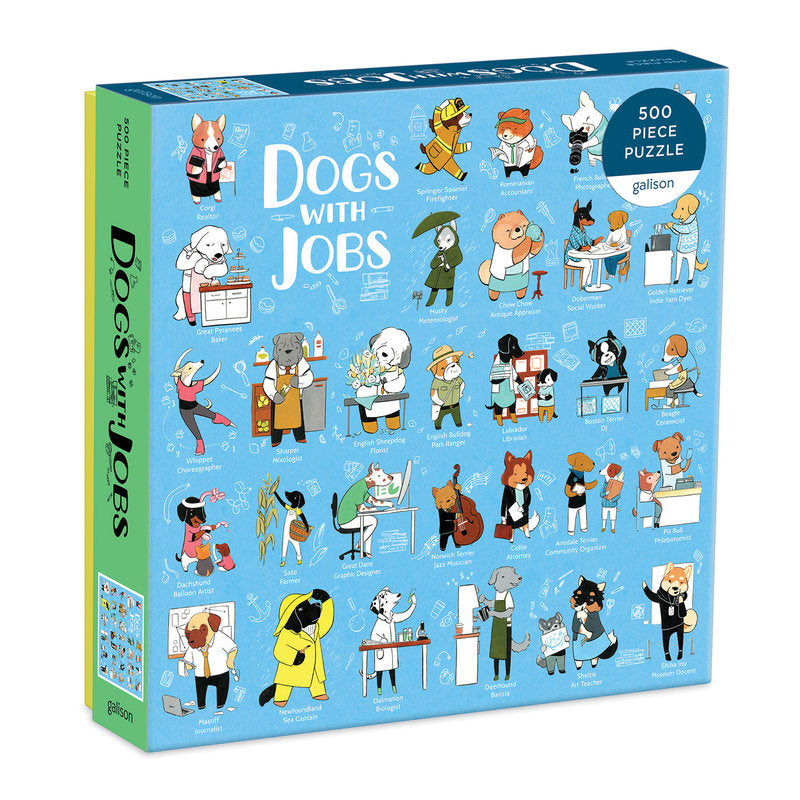 Jigsaw Puzzle<br> 500 Pieces<br> Dogs With Jobs