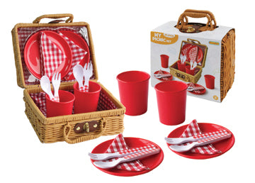 Picnic Set<br> With Carrying Case<br> (20 Pieces)
