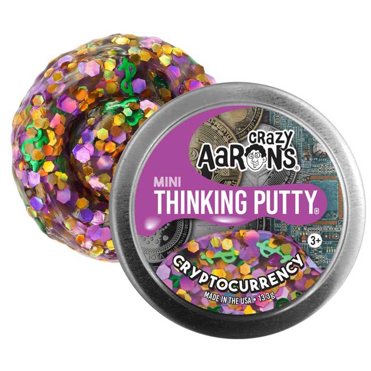 Crazy Aaron's<br> Mini Thinking Putty<br> Cryptocurrency
