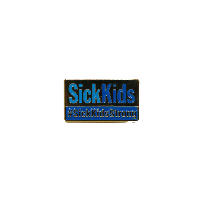 Lapel Pin<br> SickKids<br> #SickKidsStrong