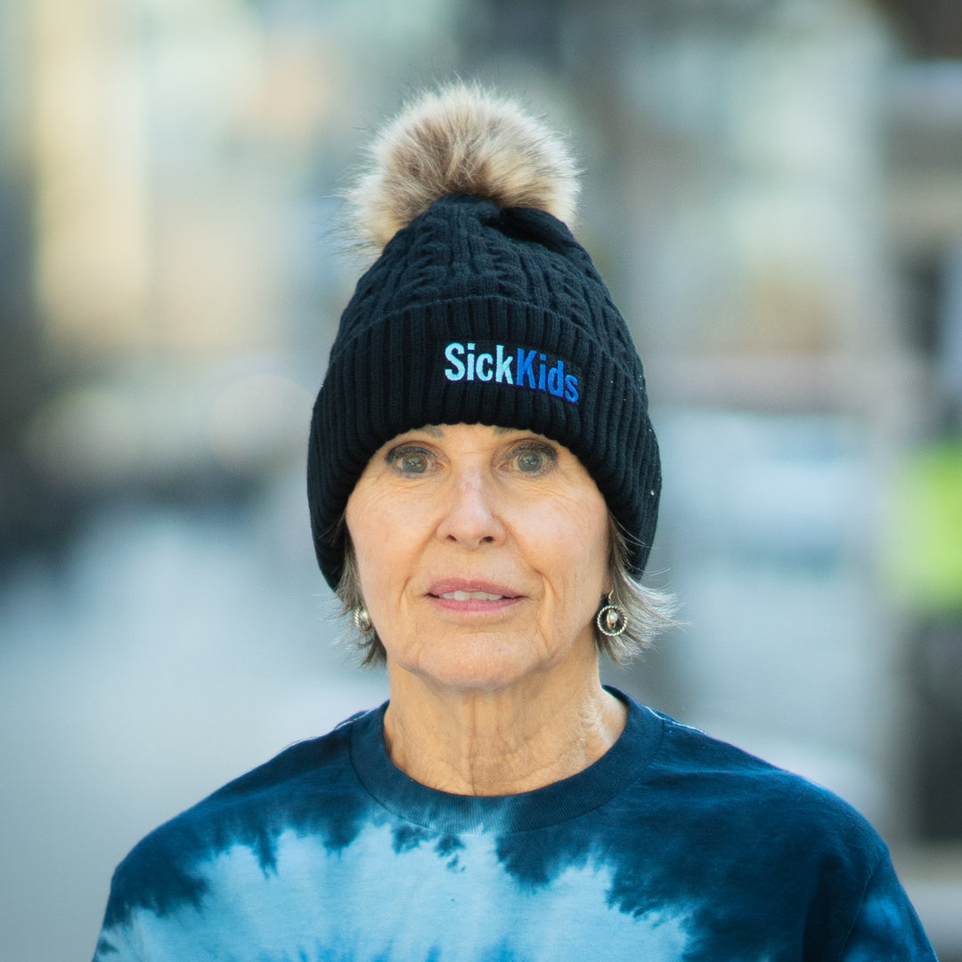 Adult Toque<br>(Cable Knit w/ Pom Pom)