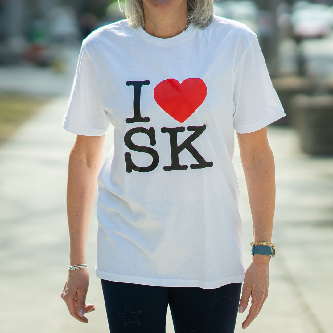 Youth<br> I Heart SK T-Shirt<br> (White)