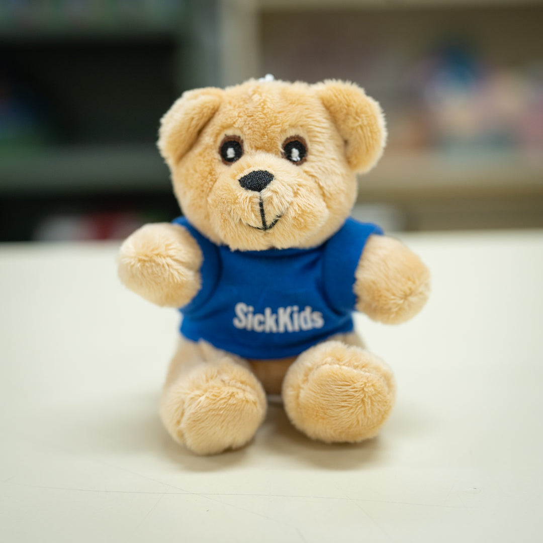 Teddy Bear (4")<br> SickKids<br> (with Clip & Keyring)