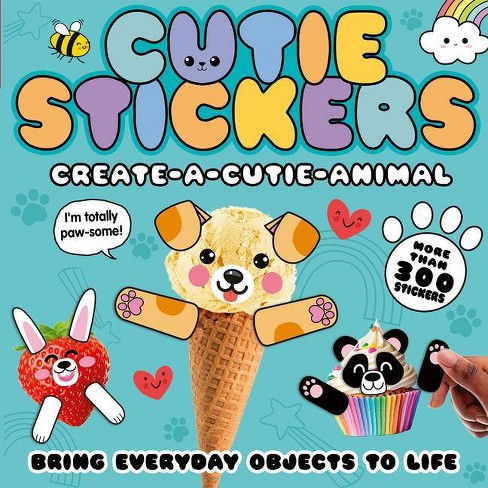 Sticker Book<br> Cutie Stickers<br> Create-A-Cutie-Animal