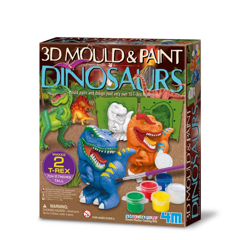 Mould & Paint (3D)<br> Dinosaurs