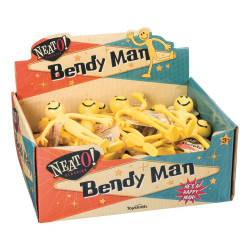 Bendy Man<br> Smiley Fidget Toy (5")