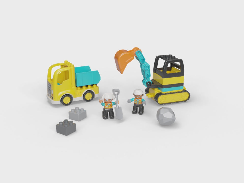 LEGO Duplo<br> Truck & Tracked Excavator<br> 10931
