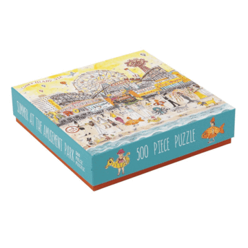 Jigsaw Puzzle<br> 500 Pieces<br> Summer at the Amusement Park