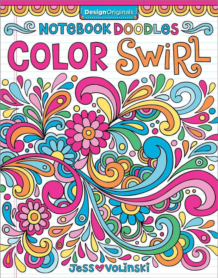 Activity Book<br> Notebook Doodles<br> Color Swirl