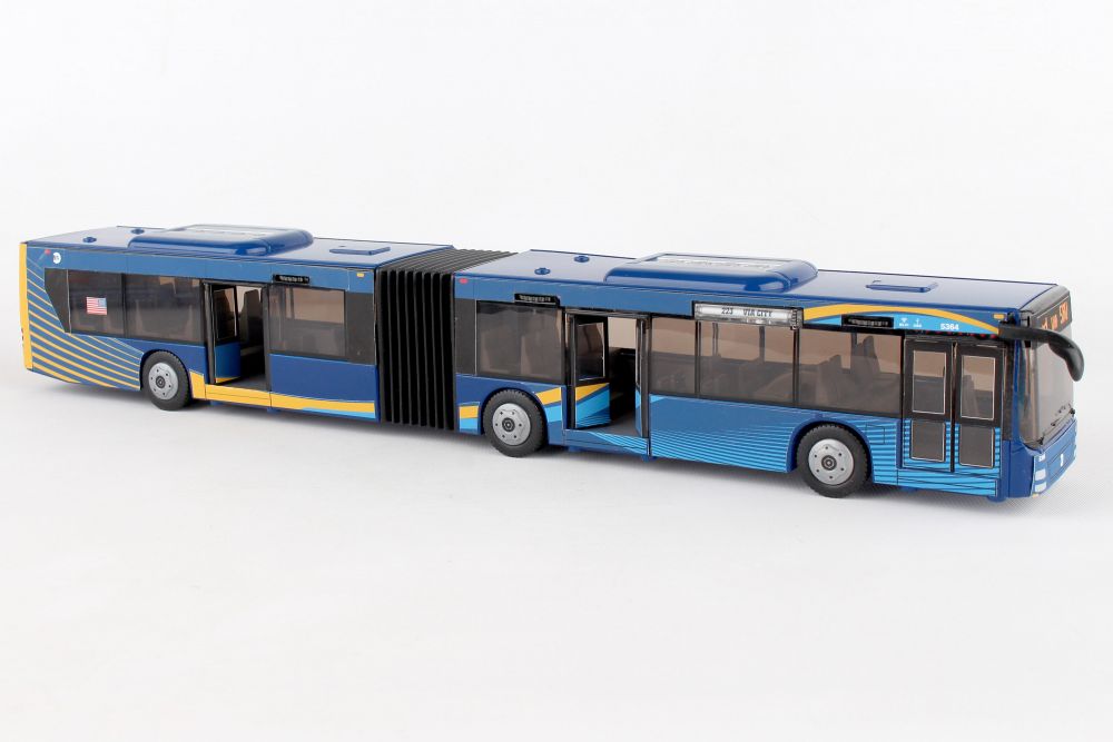 Daron<br> Articulated Bus<br> MTA/Blue (17")